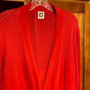 Ann Klein Cardigan - beautiful detailing!